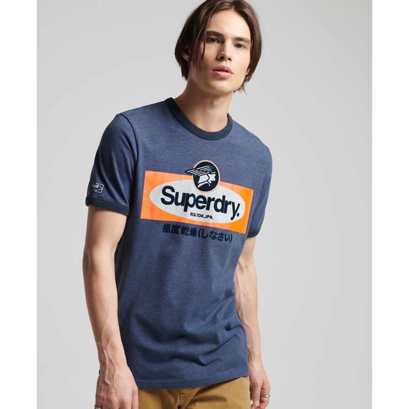 SUPERDRY - Camiseta Para Hombre Vintage Ringer Superdry