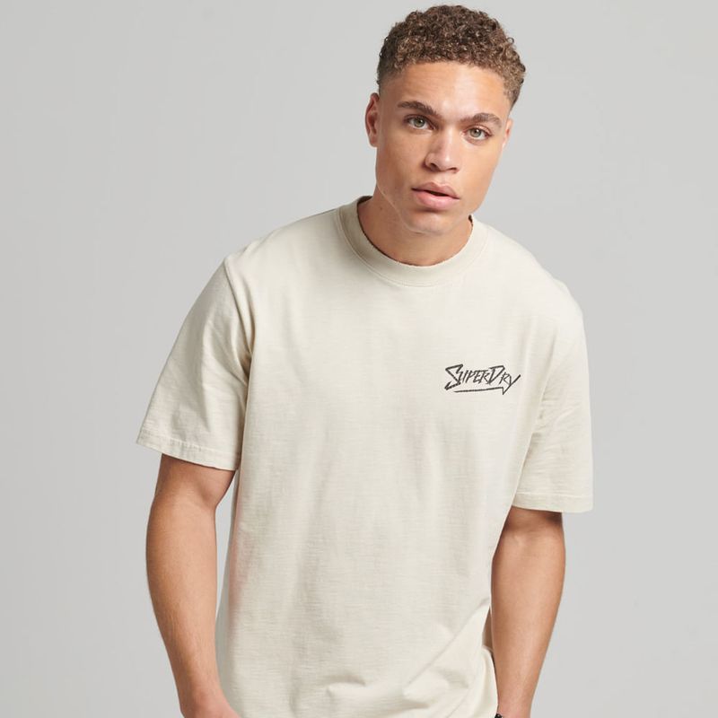 SUPERDRY - Camiseta Para Hombre Vintage Indie Mark Superdry