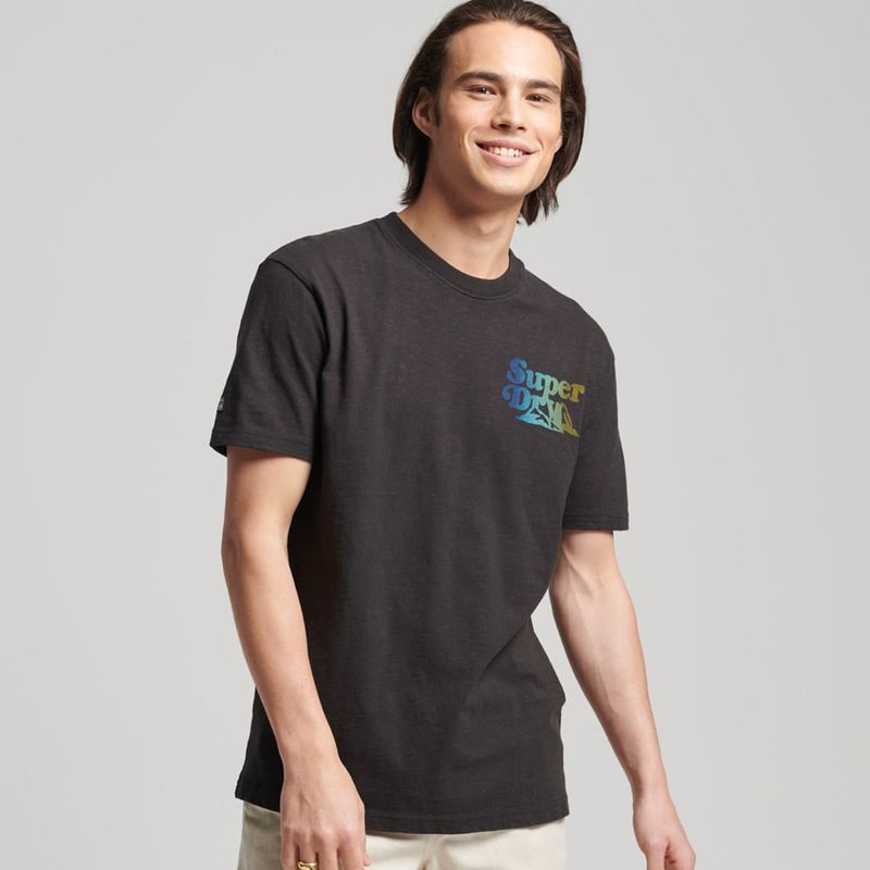 SUPERDRY - Camiseta Para Hombre Vintage Cali Stripe Tee Superdry