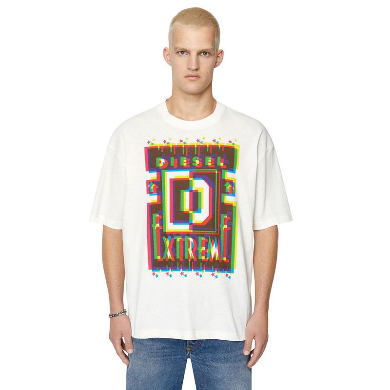 DIESEL - Camiseta Manga Corta Para Hombre T-Wash-E2 Diesel