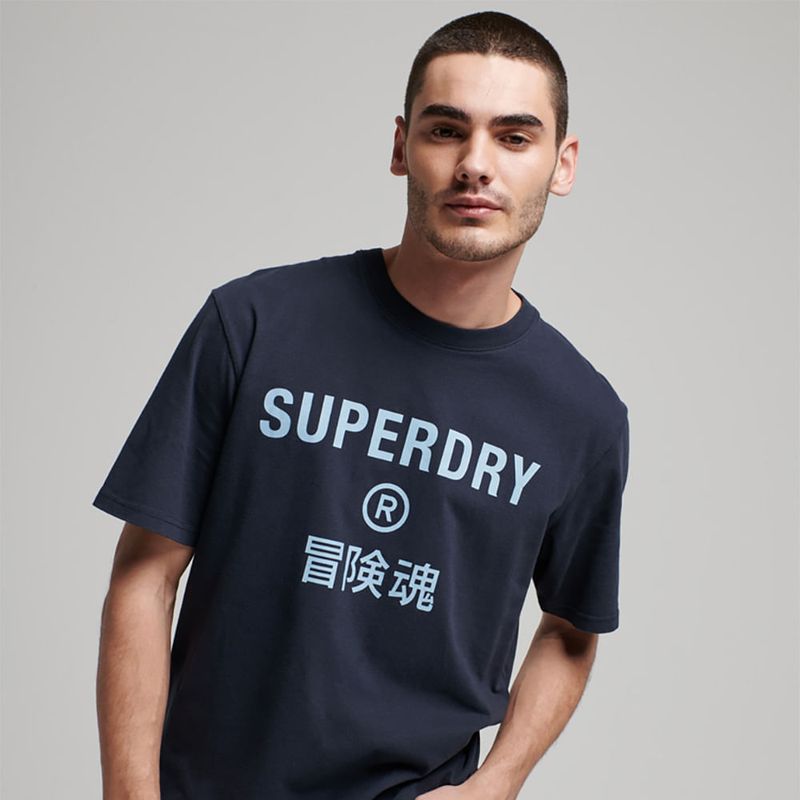 SUPERDRY - Camiseta Para Hombre Code Core Sport Tee Superdry