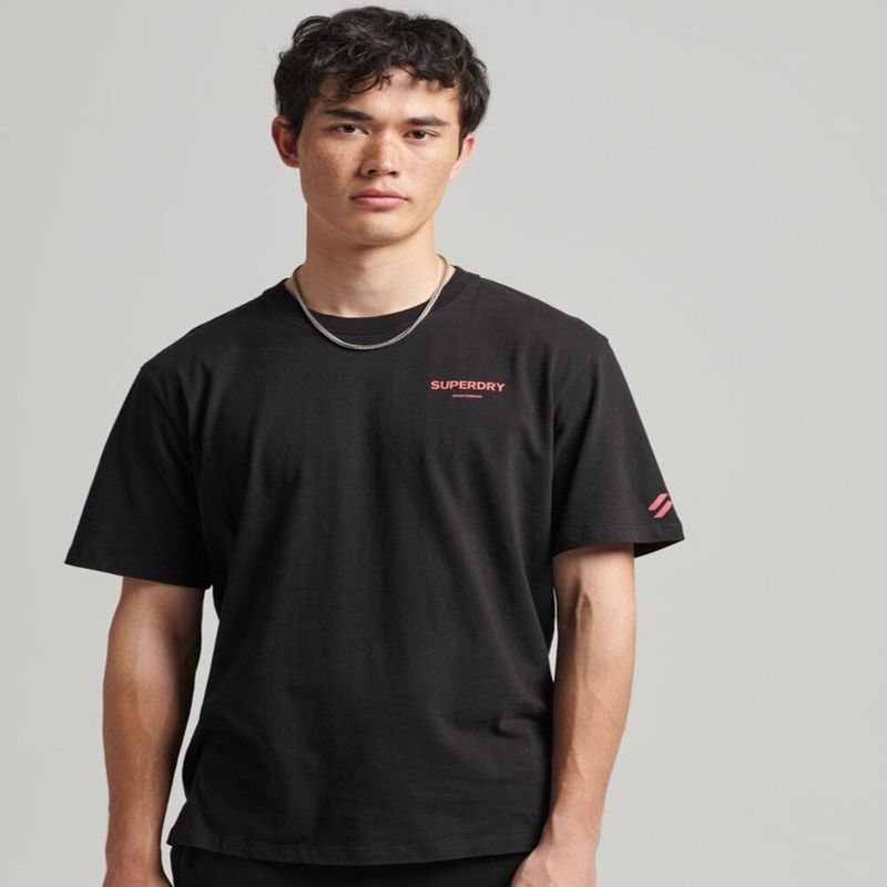 SUPERDRY - Camiseta Para Hombre Code Core Sport Tee Superdry