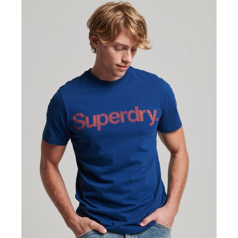 SUPERDRY - Camiseta Manga Corta Para Hombre Vintage Cl Classic Mw Superdry