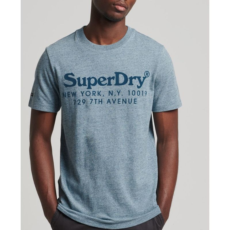SUPERDRY - Camiseta Para Hombre Vintage Venue Tonal Tee Superdry