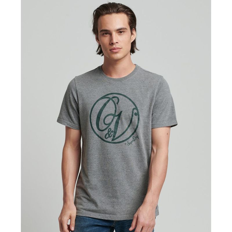 SUPERDRY - Camiseta Para Hombre Vintage Monogram Superdry