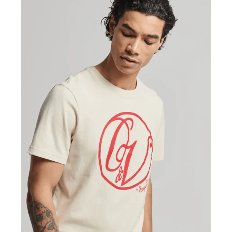 SUPERDRY - Camiseta Para Hombre Vintage Monogram Superdry