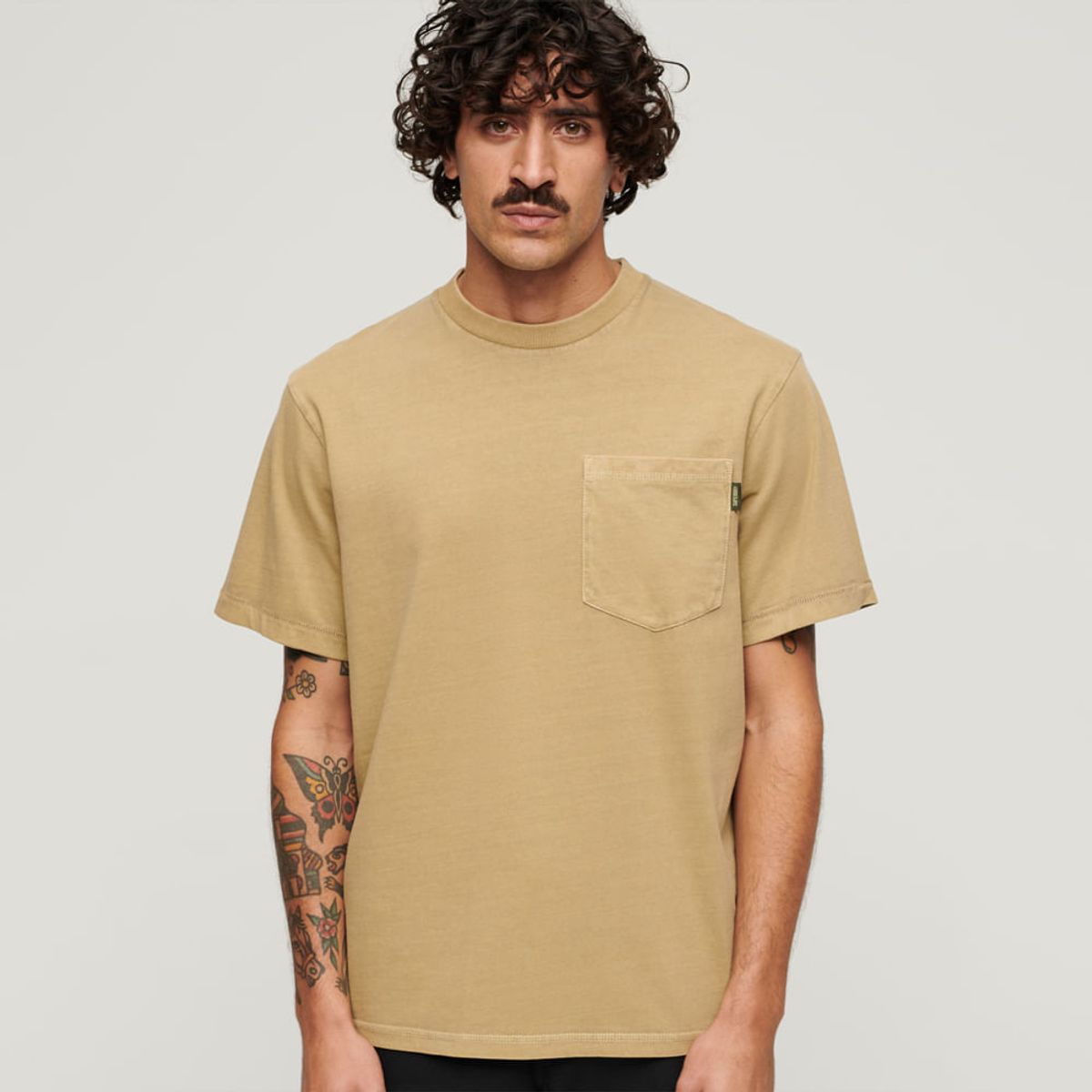 SUPERDRY - Camiseta Para Hombre Contrast Stitch Pocketsuperdry