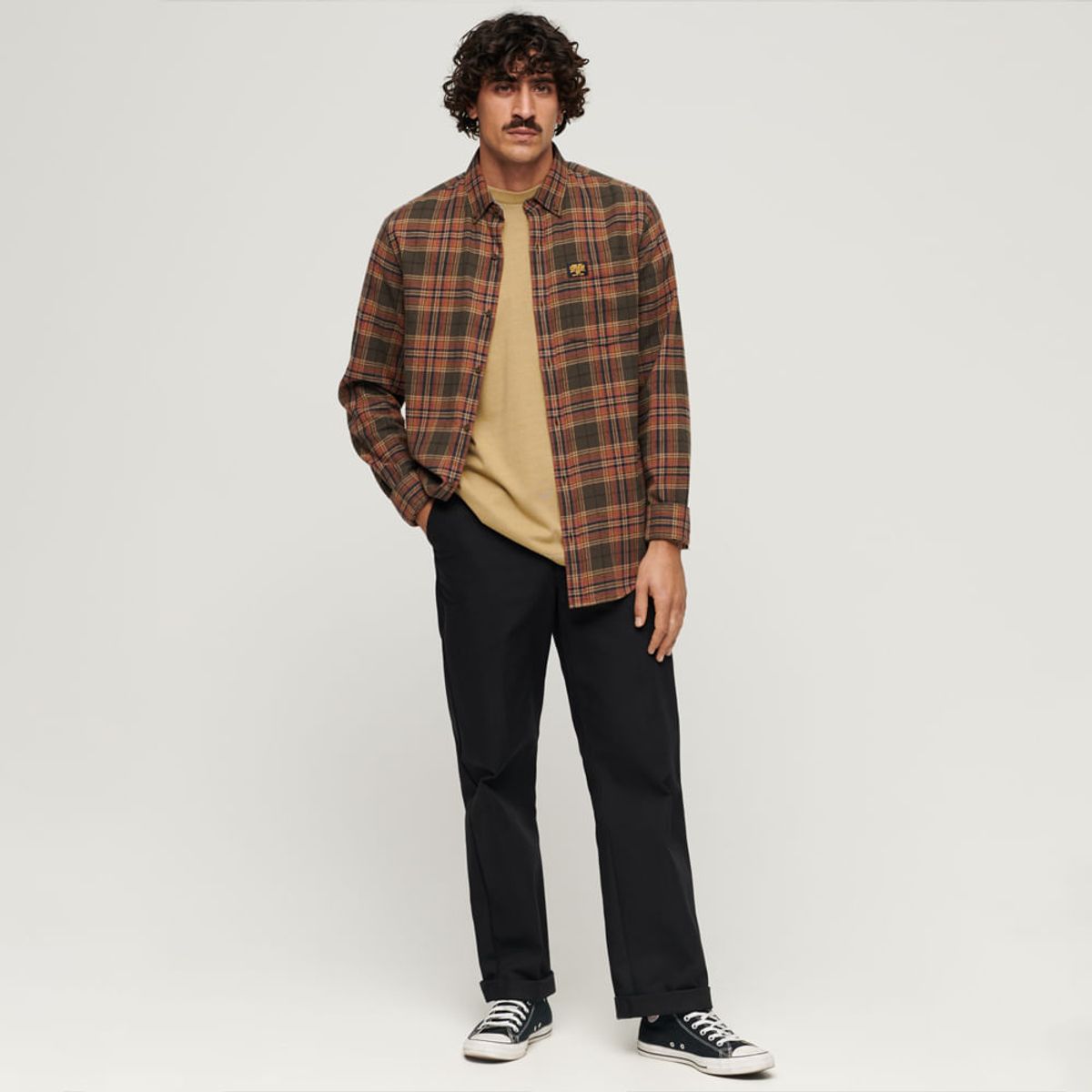 SUPERDRY - Camiseta Para Hombre Contrast Stitch Pocketsuperdry