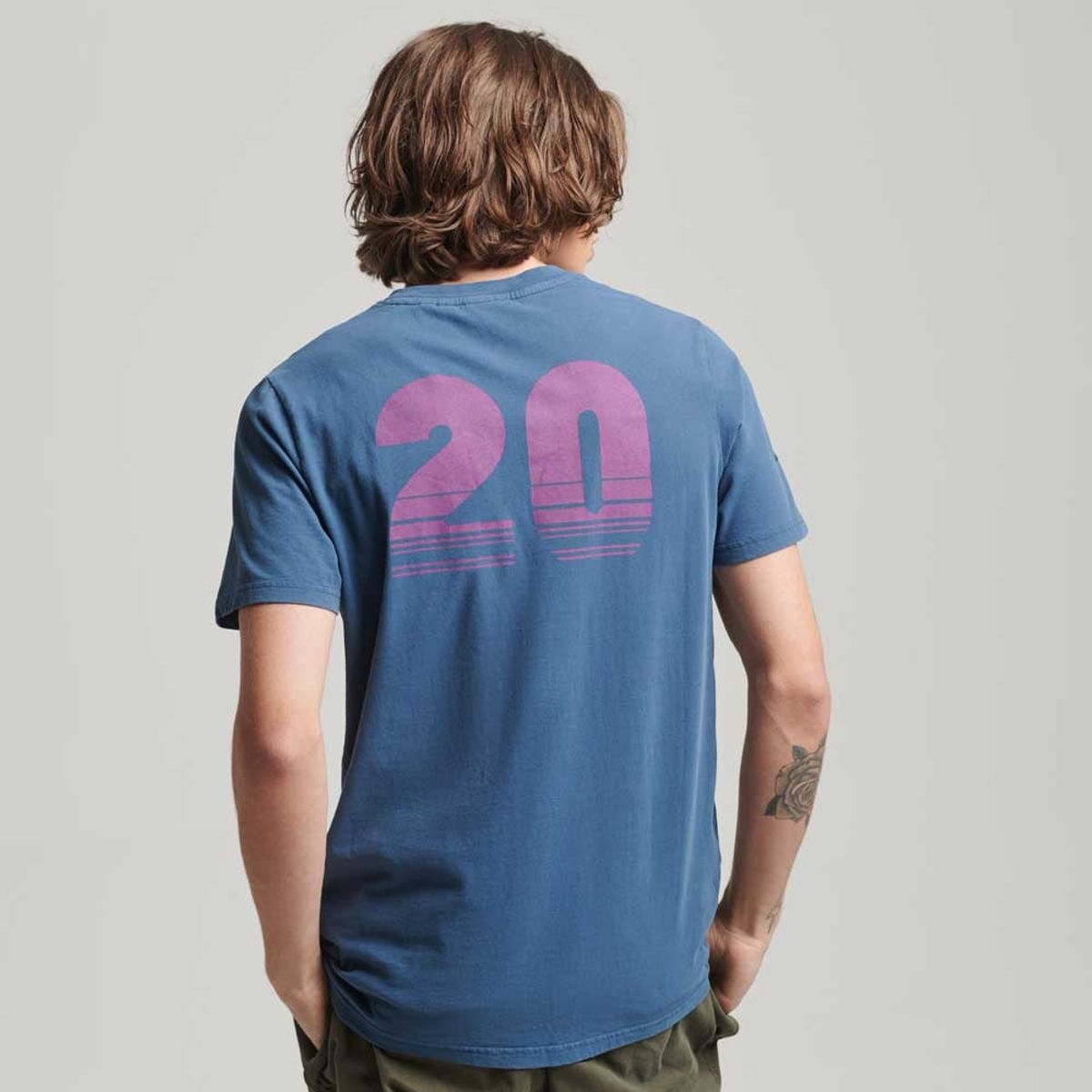 SUPERDRY - Camiseta Manga Corta Para Hombre Vintage Terrain Classic Tee Superdry