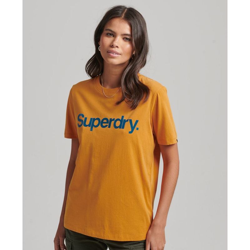 SUPERDRY - Camiseta Para Mujer Vintage Core Logo 80 Tee Superdry