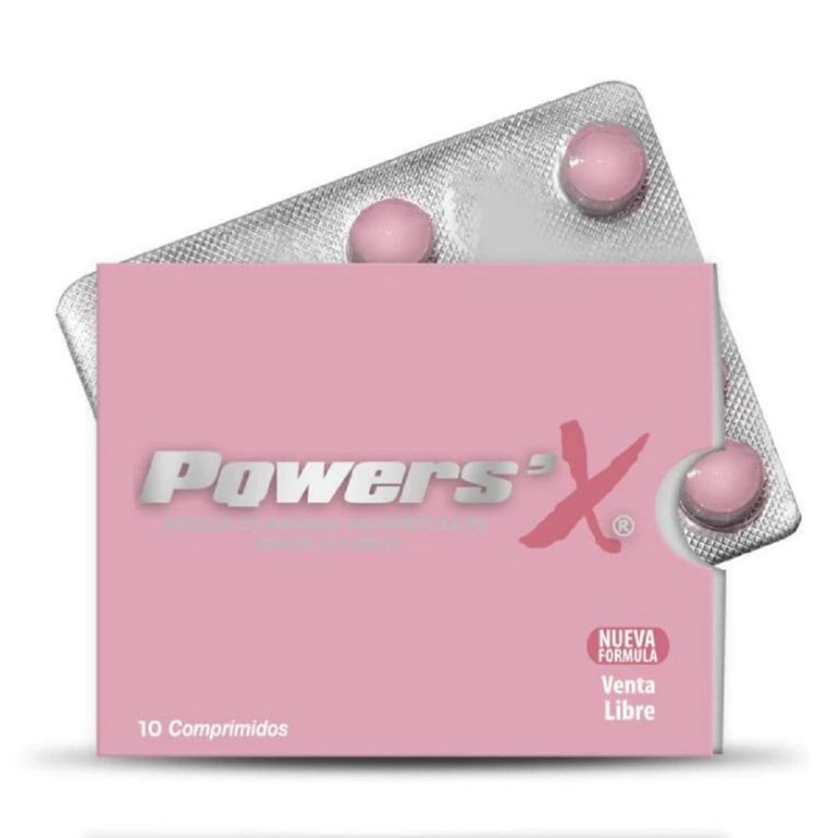 GENERICO - Potenciador Powers X Comprimidos Para Mujer X 10Und