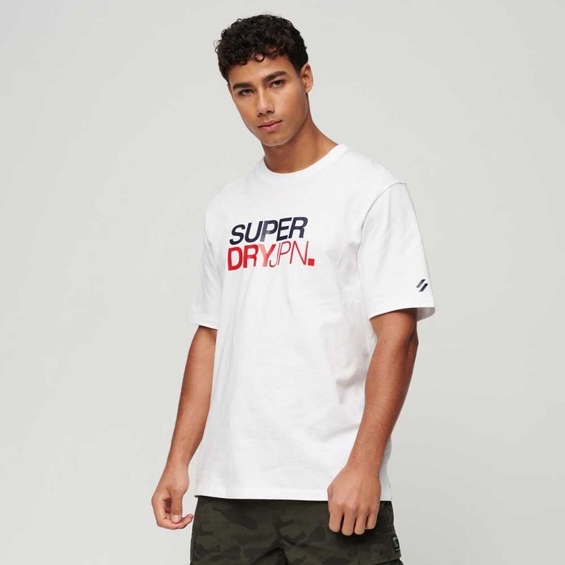 SUPERDRY - Camiseta Para Hombre Sportswear Loose Tee Superdry
