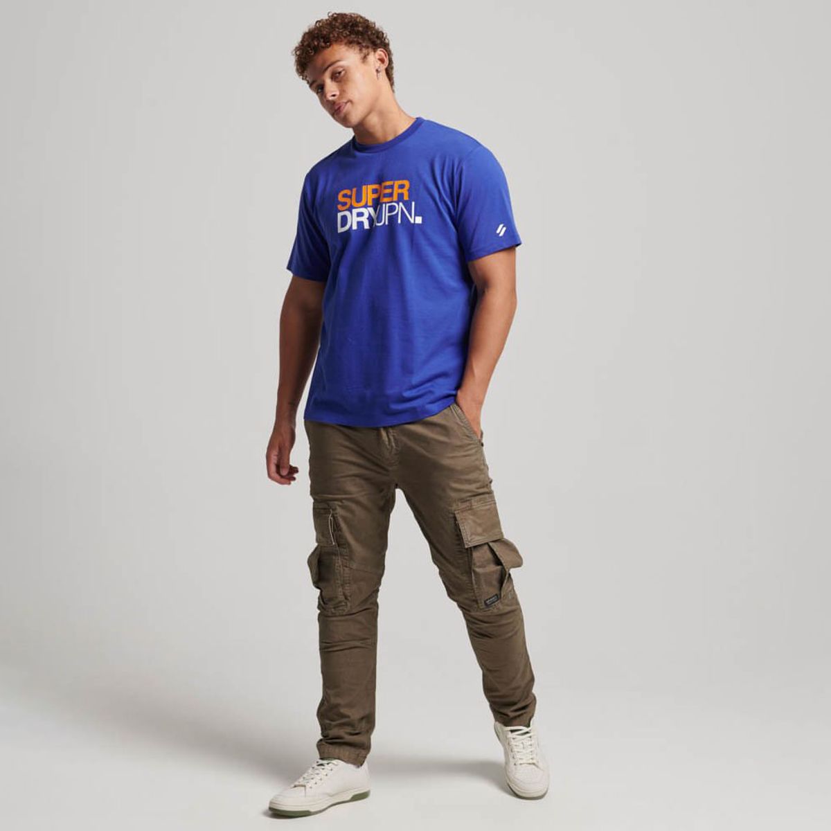 SUPERDRY - Camiseta Para Hombre Sportswear Loose Tee Superdry