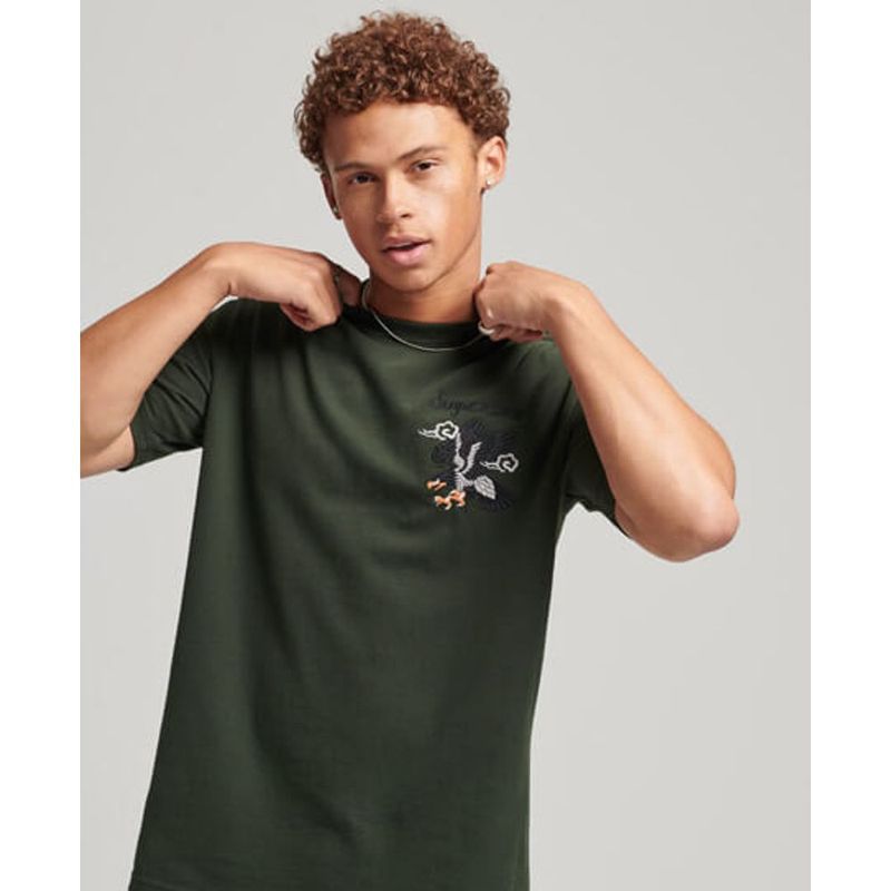 SUPERDRY - Camiseta Para Hombre Vintage Suka Graphic Superdry