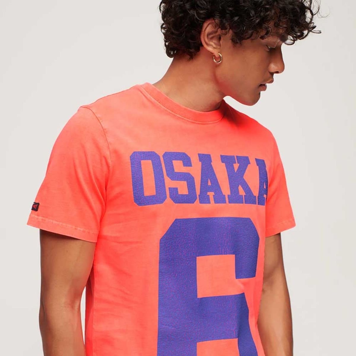 SUPERDRY - Camiseta Manga Corta Para Hombre Osaka Neon Graphic Superdry