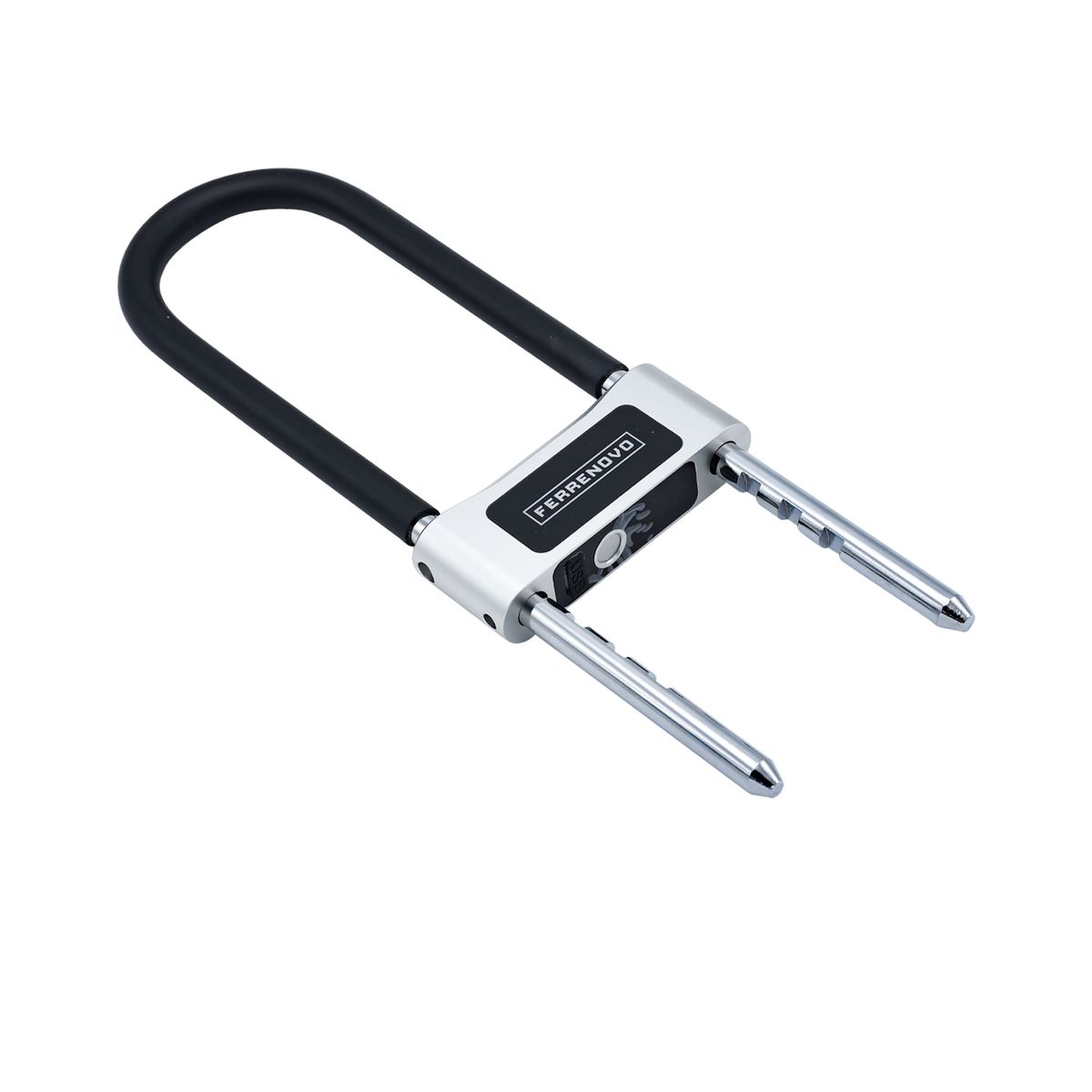 FERRENOVO - Candado Tipo U de Apertura con Huella Digital Ferrenovo