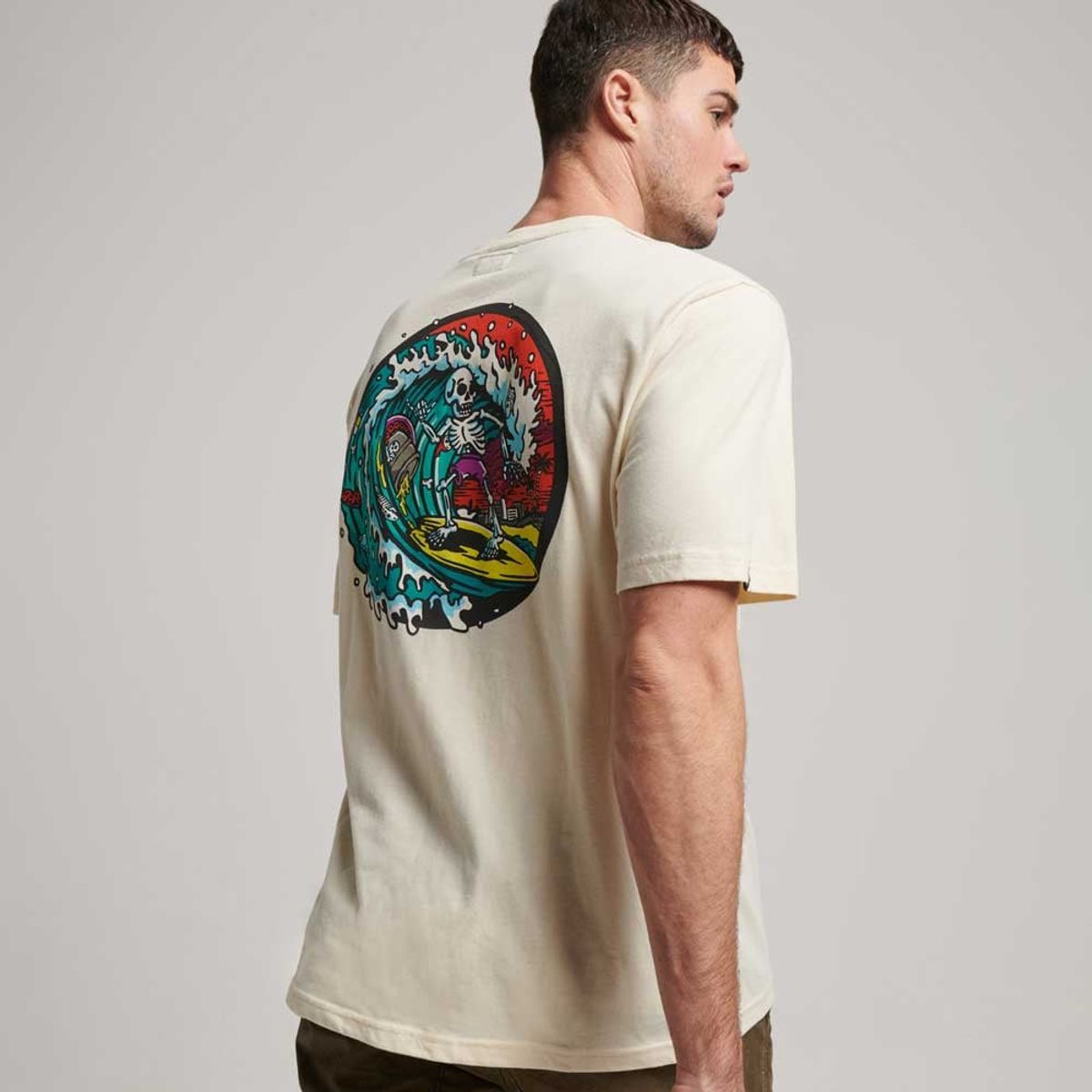 SUPERDRY - Camiseta Manga Corta Para Hombre Vintage Creatures Tee Superdry