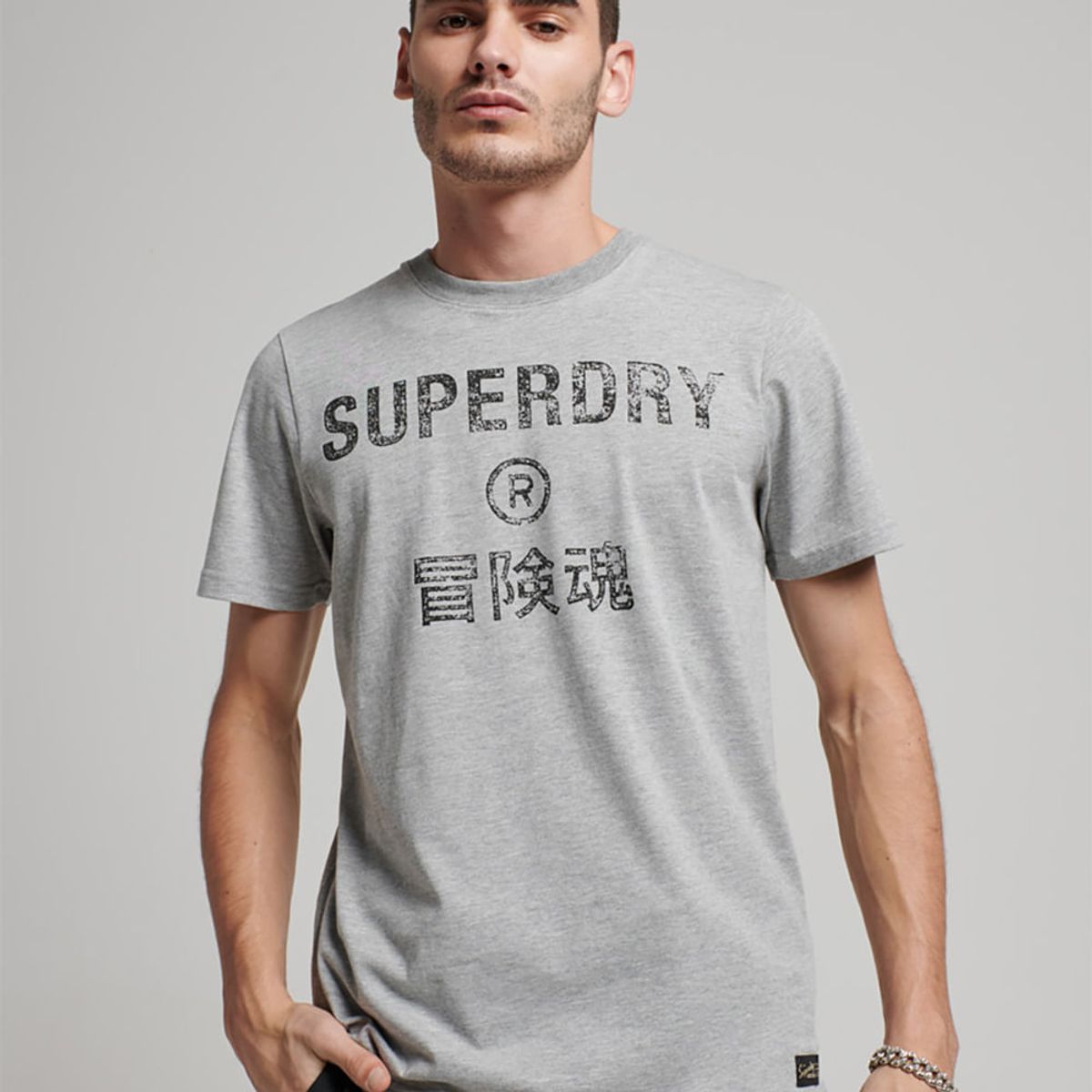 SUPERDRY - Camiseta Para Hombre Vintage Corp Logo Superdry