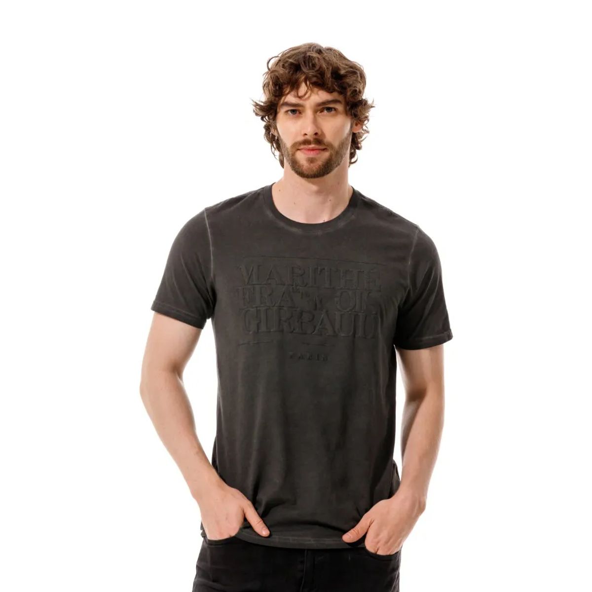 MARITHE FRANCOIS GIRBAUD - Camiseta Manga Corta Para Hombre Lúnivers Girbaud