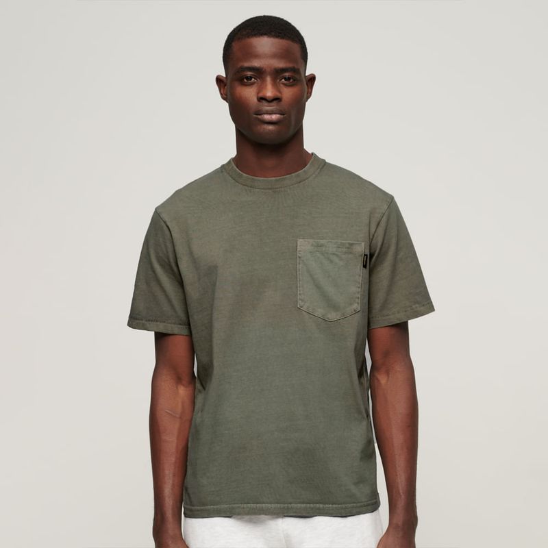 SUPERDRY - Camiseta Para Hombre Contrast Stitch Pocketsuperdry