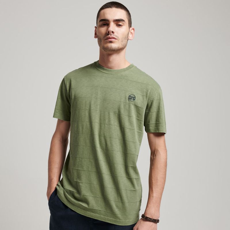 SUPERDRY - Camiseta Para Hombre Vintage Texture Tee Superdry