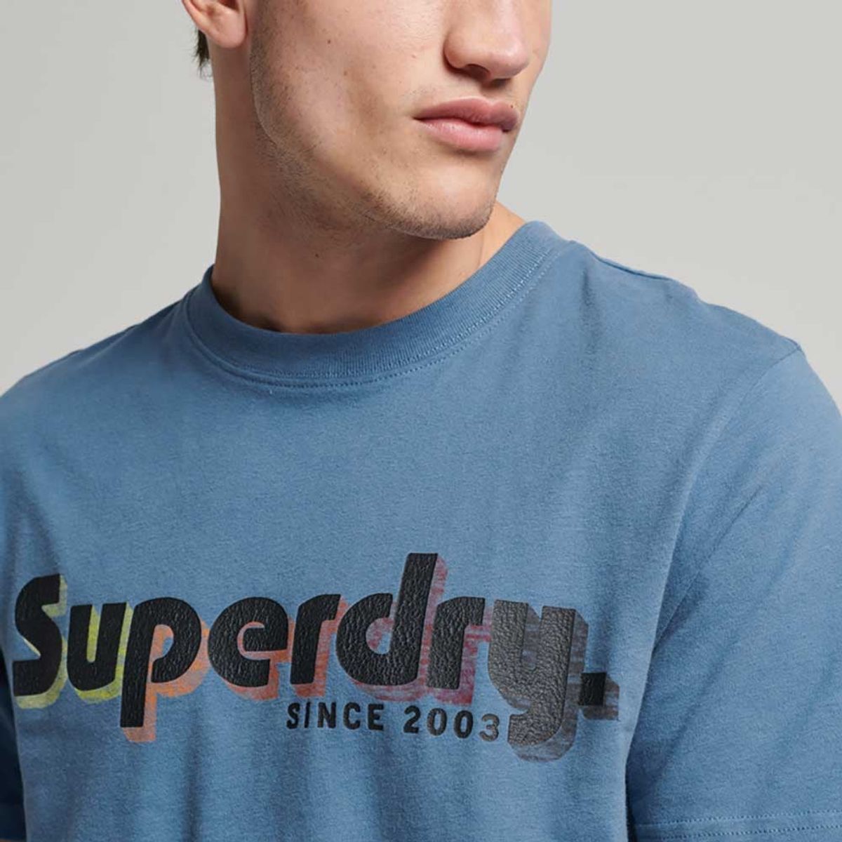 SUPERDRY - Camiseta Manga Corta Para Hombre Terrain Logo Classic Superdry