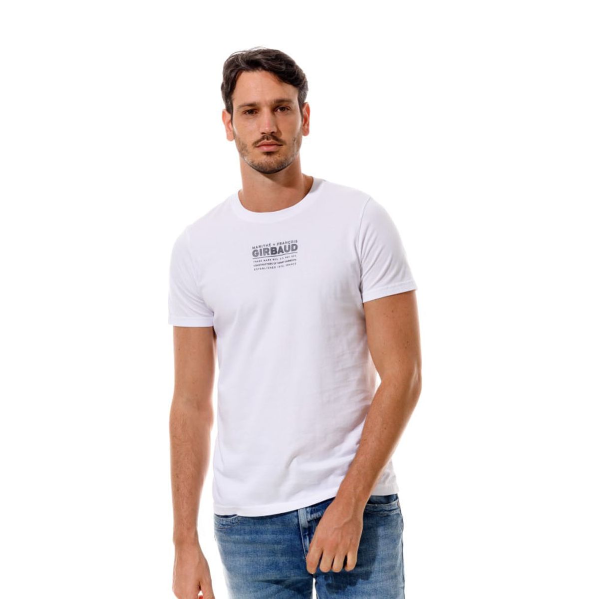 MARITHE FRANCOIS GIRBAUD - Camiseta Manga Corta Para Hombre Le-Monarque Girbaud