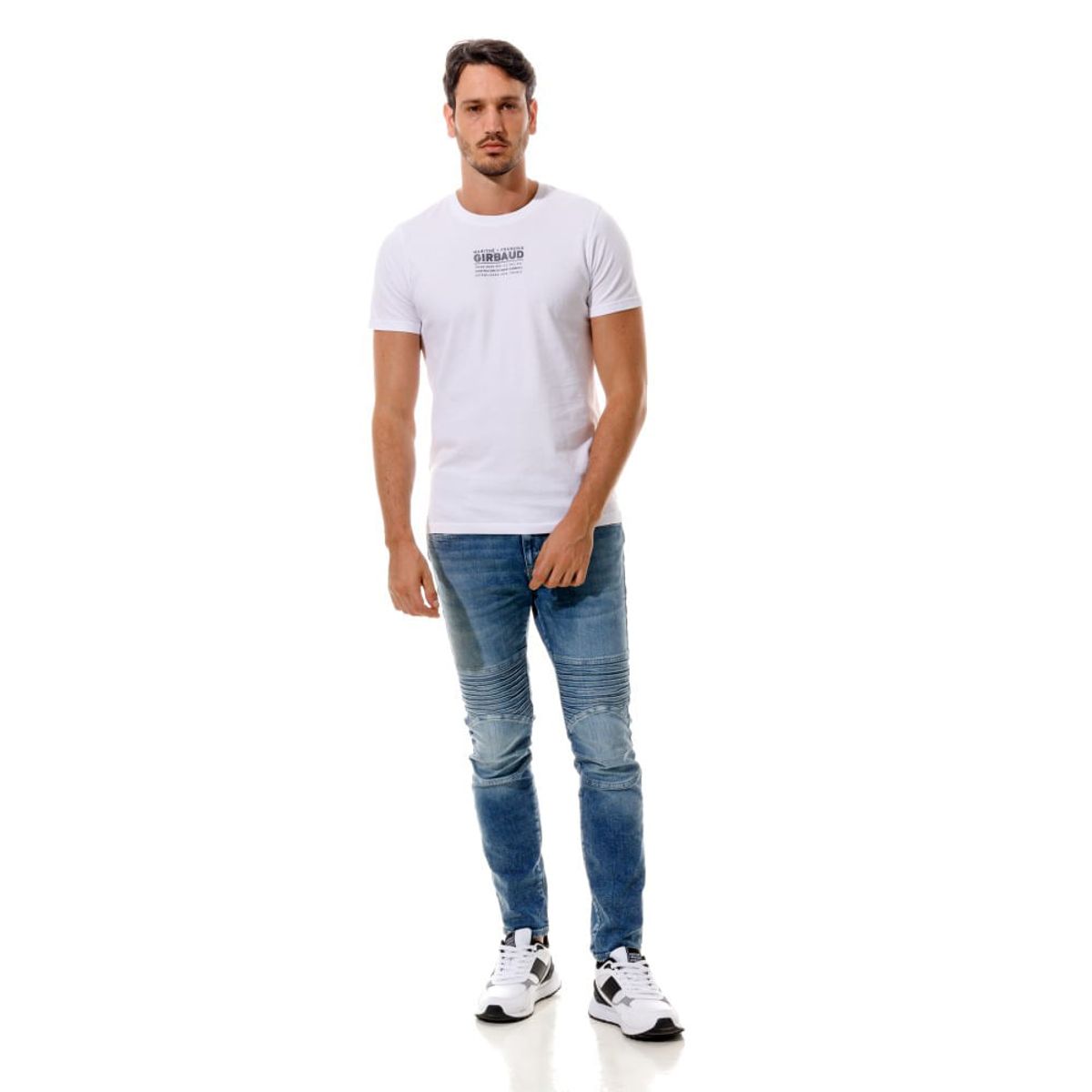 MARITHE FRANCOIS GIRBAUD - Camiseta Manga Corta Para Hombre Le-Monarque Girbaud