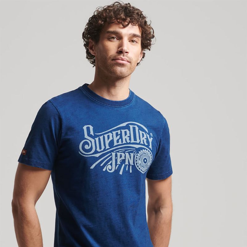 SUPERDRY - Camiseta Para Hombre Vintage Indigo Superdry
