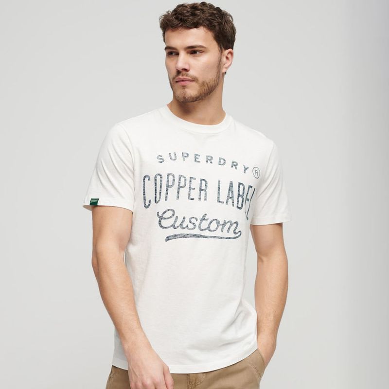 SUPERDRY - Camiseta Para Hombre Copper Label Workwear Tee Superdry