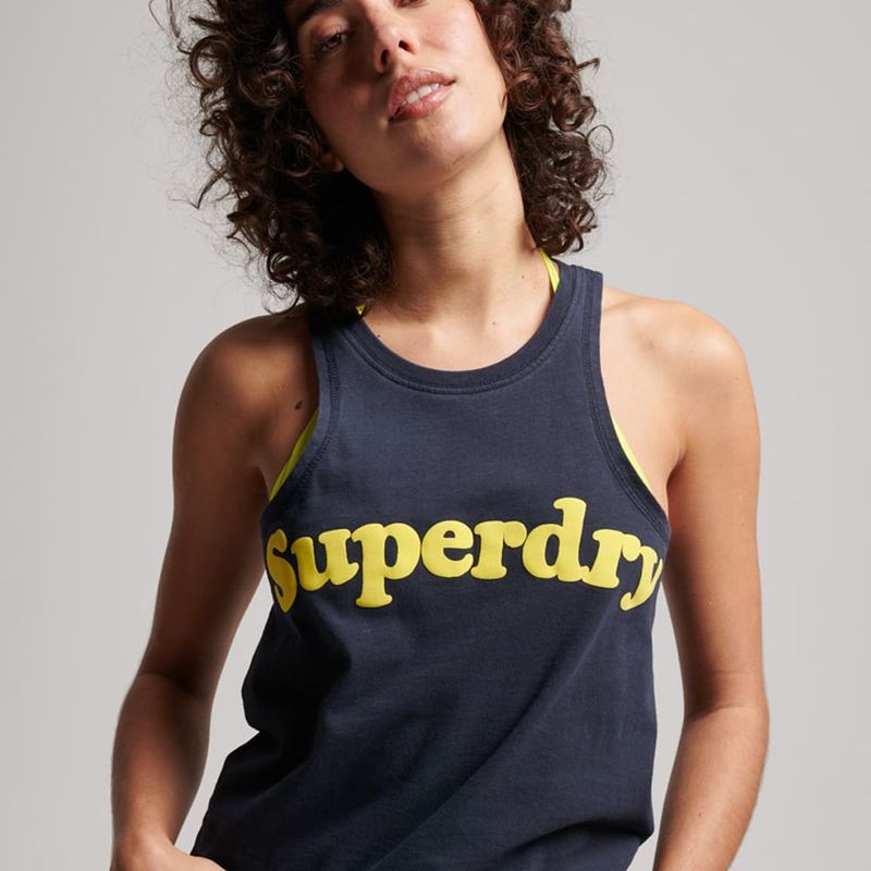 SUPERDRY - Top Para Mujer Vintage Cooper Classic Vest Superdry