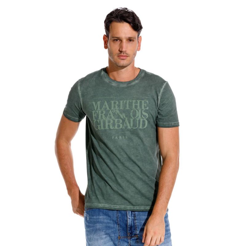MARITHE FRANCOIS GIRBAUD - Camiseta Manga Corta Para Hombre Lúnivers Girbaud