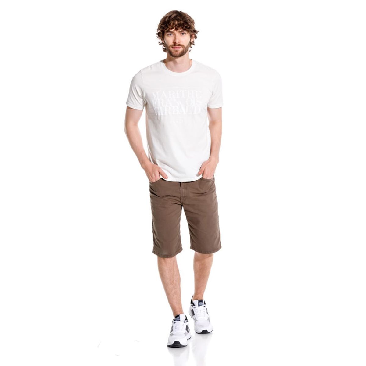 MARITHE FRANCOIS GIRBAUD - Camiseta Manga Corta Para Hombre Lúnivers Girbaud