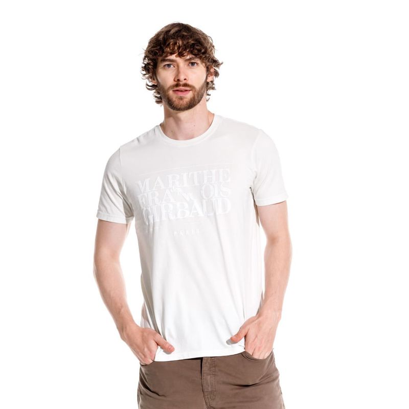 MARITHE FRANCOIS GIRBAUD - Camiseta Manga Corta Para Hombre Lúnivers Girbaud
