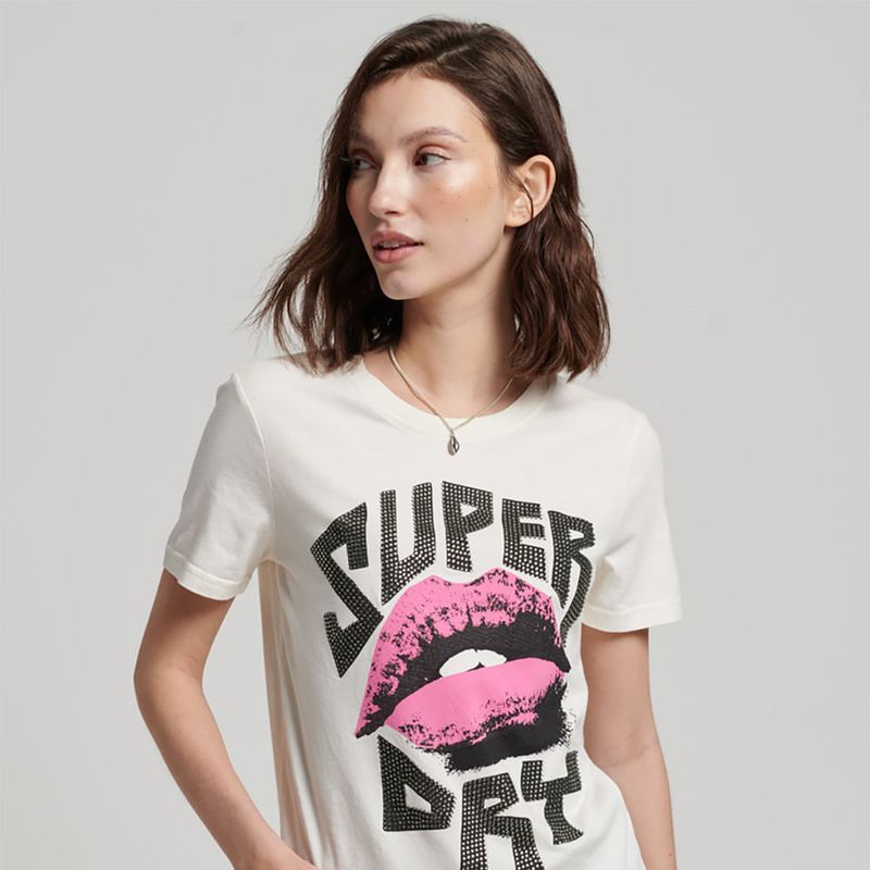SUPERDRY - Camiseta Para Mujer Vintage Poster Superdry