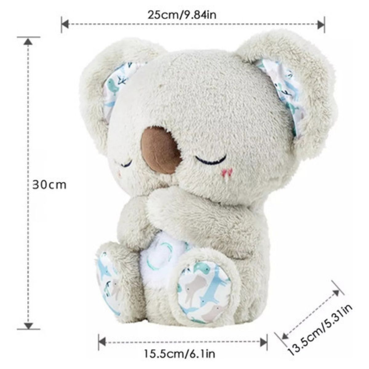 GENERICO - Peluche Juguete Muñeco Koala Alivio Ansiedad Respira Relaja