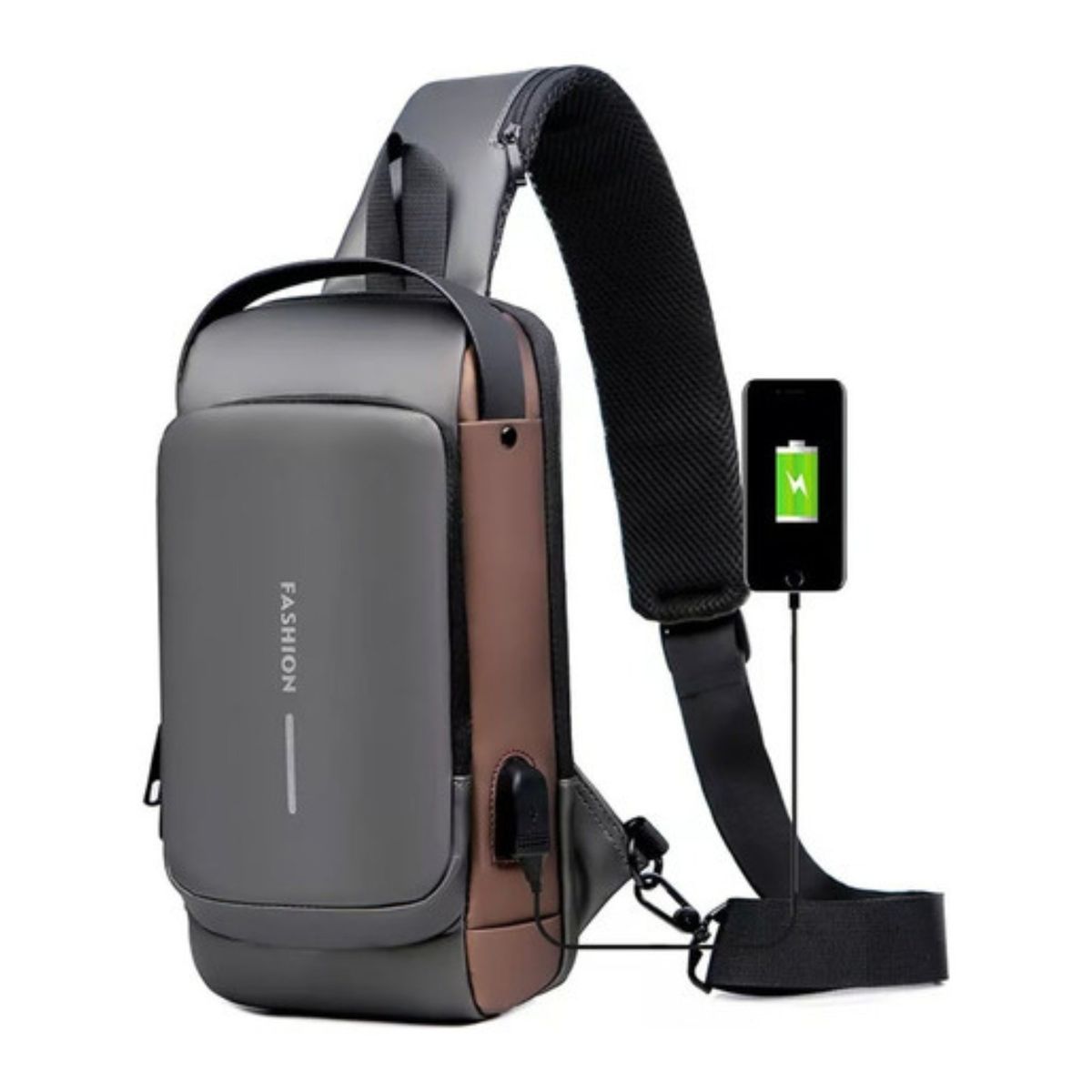 GENERICO - Maleta Morral Bolso Antirrobo Manos Libres Usb Seguridad