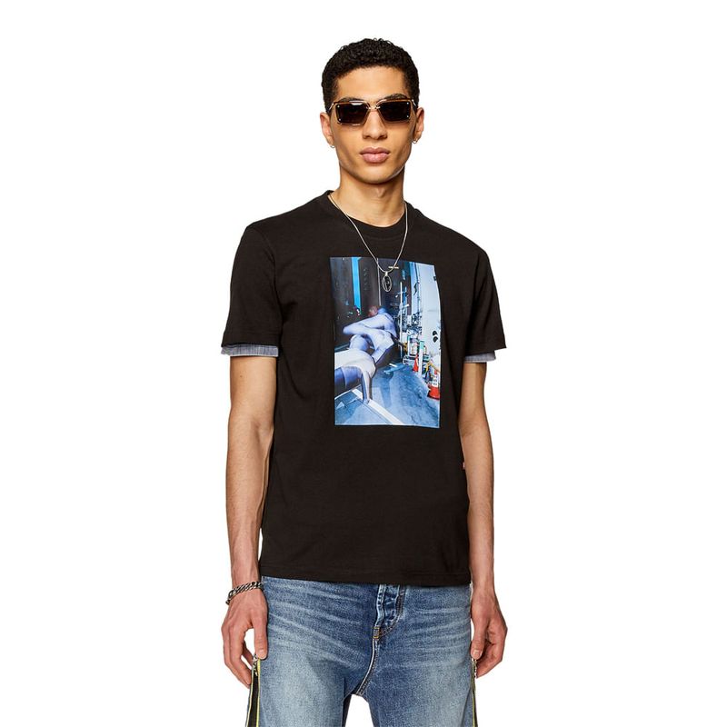 DIESEL - Camiseta Manga Corta Para Hombre T-Diegor-L5 Diesel