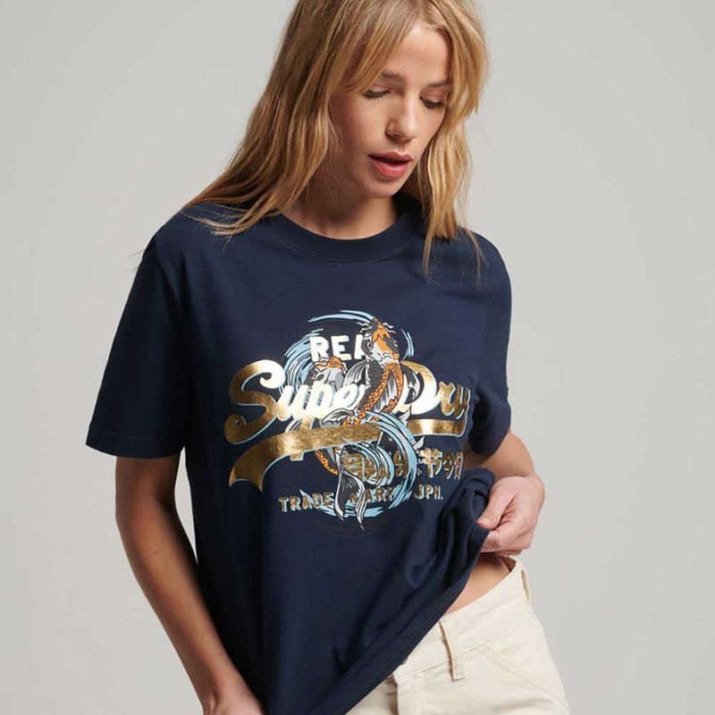 SUPERDRY - Camiseta Para Mujer Japanese Graphic Superdry