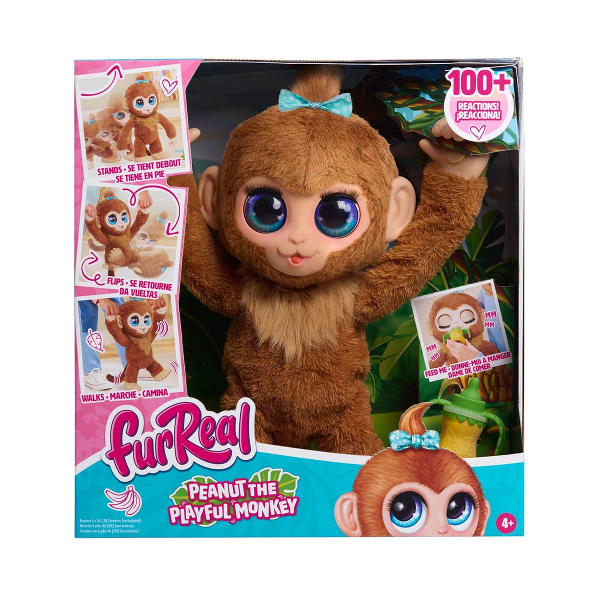 FURREAL FRIENDS - Peluche Interactivo FurReal Mono Peanut