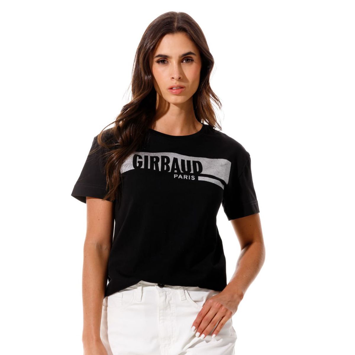 MARITHE FRANCOIS GIRBAUD - Camiseta Manga Corta Para Mujer Dominique Girbaud