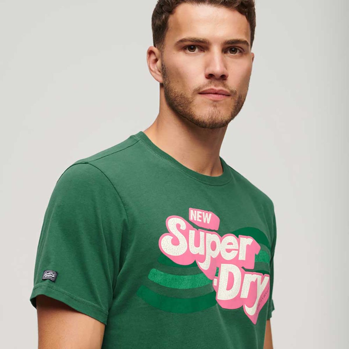 SUPERDRY - Camiseta Para Hombre Cooper 70'S Retro Logo Superdry