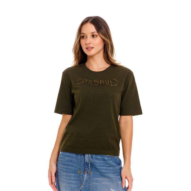 MARITHE FRANCOIS GIRBAUD - Camiseta Manga Corta Para Mujer Girbaud