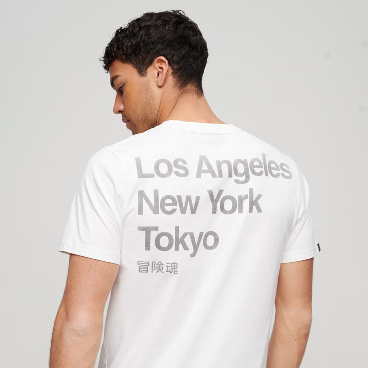 SUPERDRY - Camiseta Para Hombre Core City Loose Tee Superdry