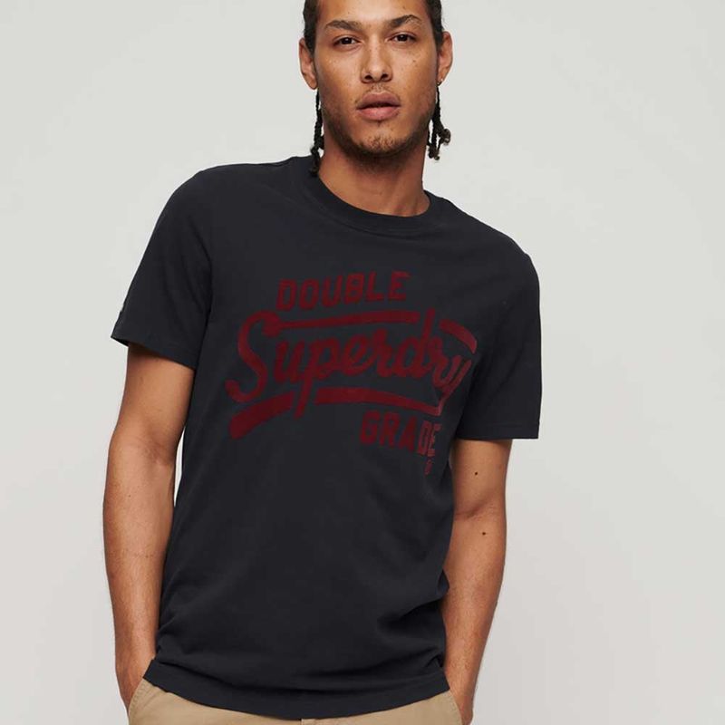 SUPERDRY - Camiseta Manga Corta Para Hombre Athletic Script Graphic Tee Superdry