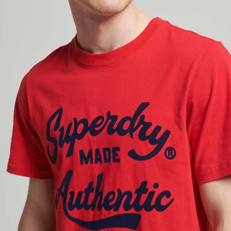 SUPERDRY - Camiseta Manga Corta Para Hombre Athletic Script Graphic Tee Superdry