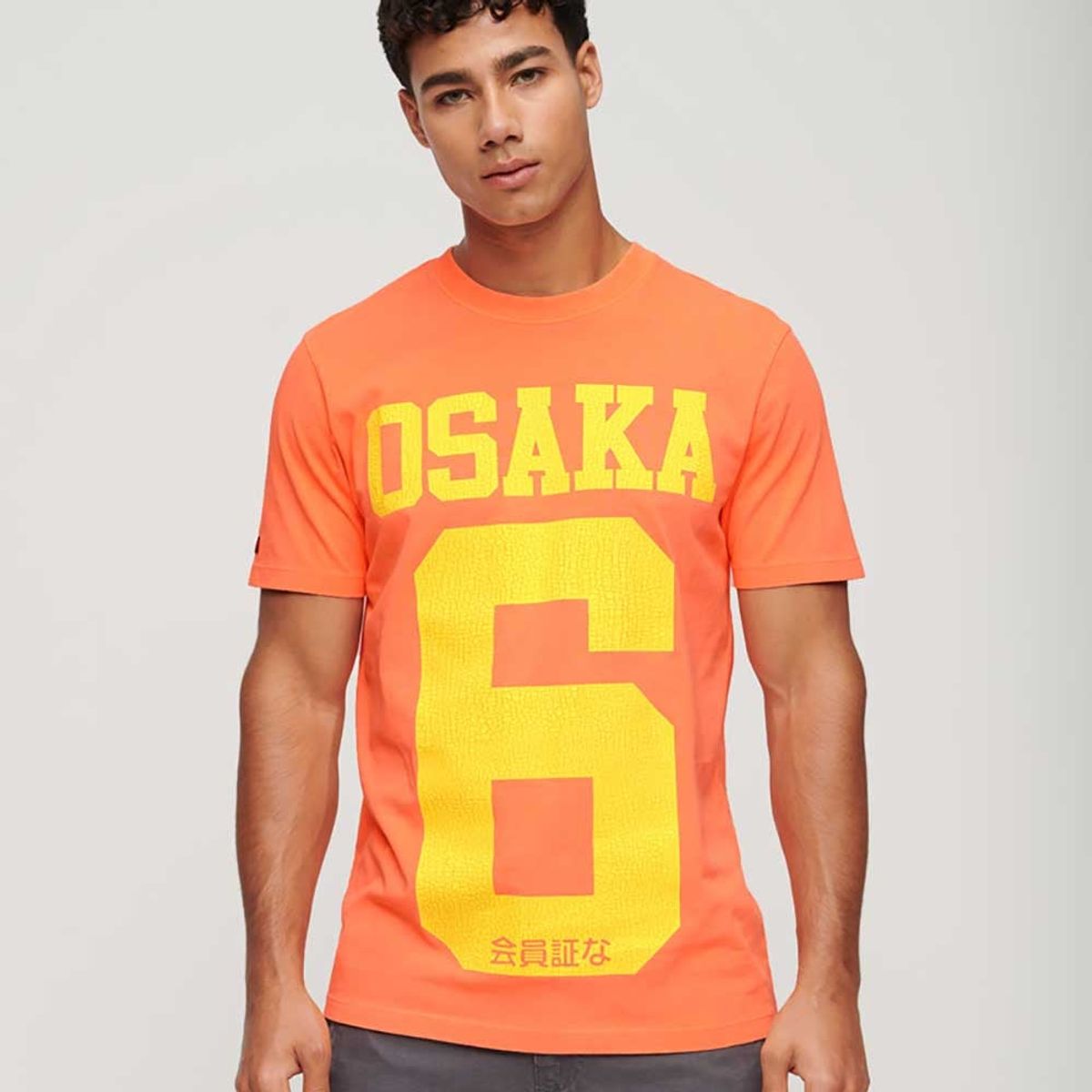 SUPERDRY - Camiseta Manga Corta Para Hombre Osaka Neon Graphic Superdry