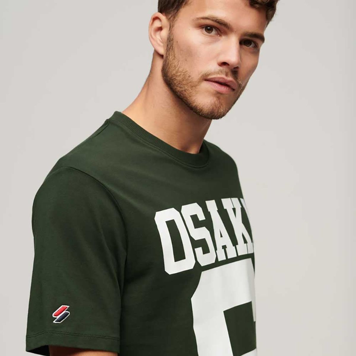 SUPERDRY - Camiseta Para Hombre Osaka Logo Loose Superdry
