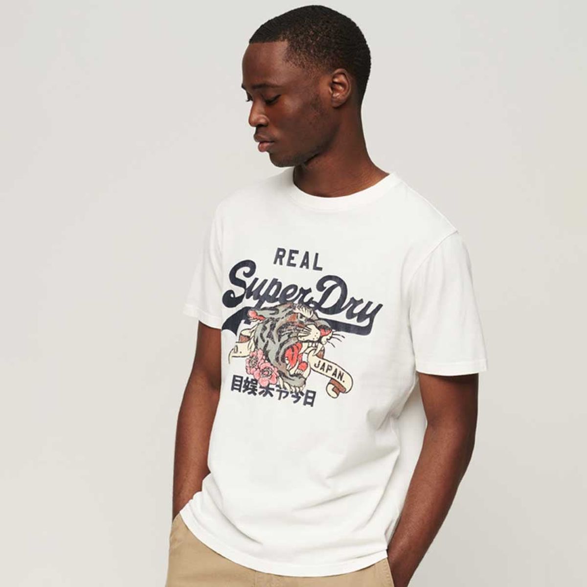 SUPERDRY - Camiseta Para Hombre Vintage Narrative Superdry