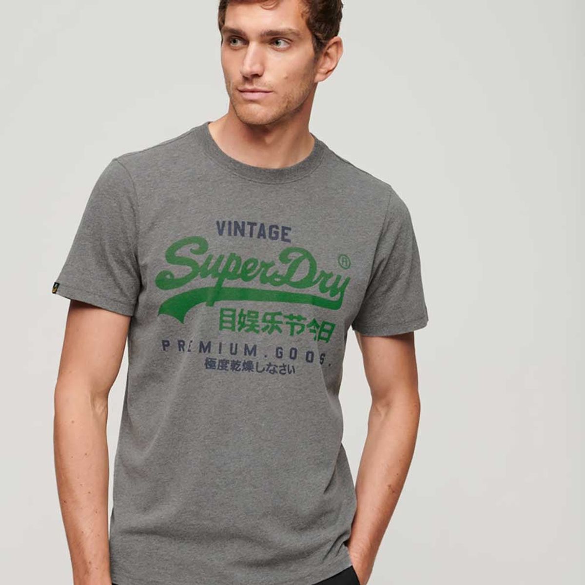 SUPERDRY - Camiseta Para Hombre Premium Goods Graphic Superdry